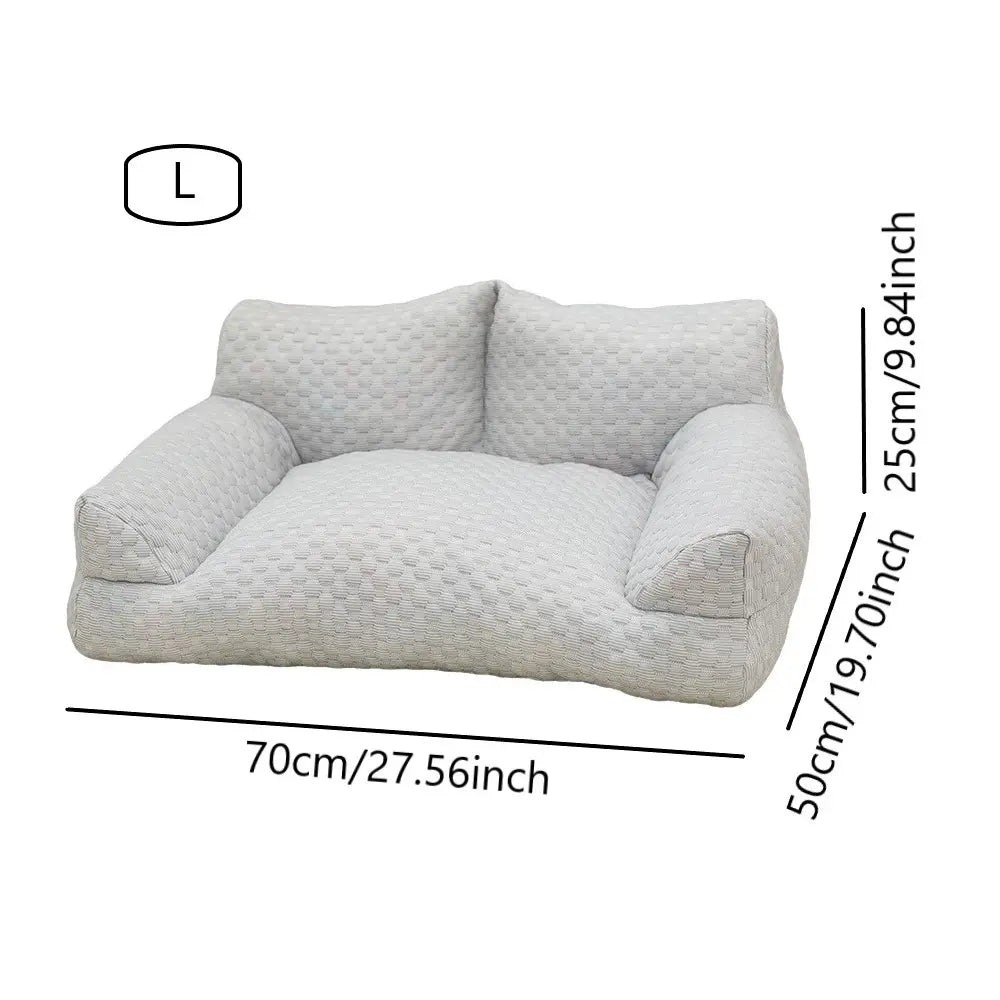 Cooling Ice Bean Sofa – Beat the Heat! Outdoor 22°C Cooling + Massage Nodes for Ultra-Relaxing Rest.Durable, Breathable, High-Resilience PP Cotton.Perfect Cooling Pet Bed for Dogs & Cats.