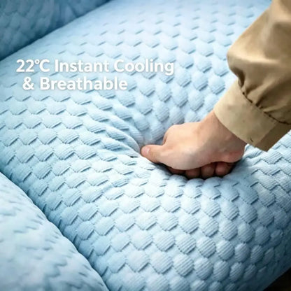 Cooling Ice Bean Sofa – Beat the Heat! Outdoor 22°C Cooling + Massage Nodes for Ultra-Relaxing Rest.Durable, Breathable, High-Resilience PP Cotton.Perfect Cooling Pet Bed for Dogs & Cats.