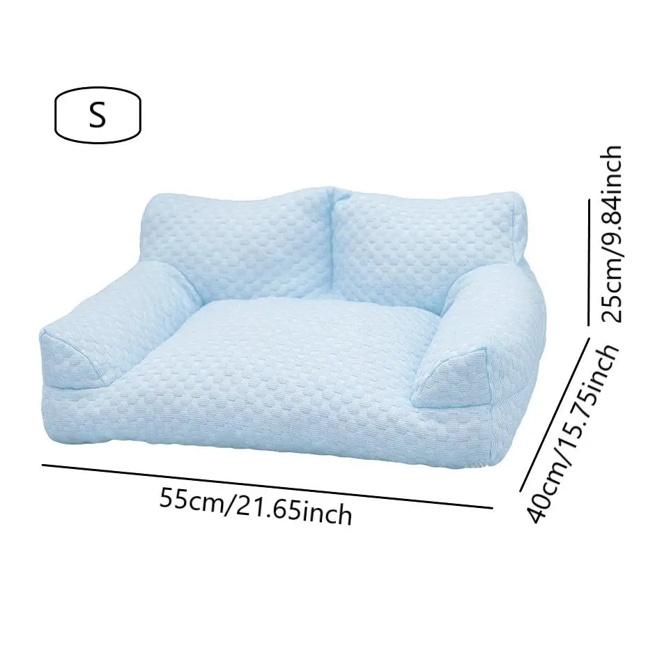 Cooling Ice Bean Sofa – Beat the Heat! Outdoor 22°C Cooling + Massage Nodes for Ultra-Relaxing Rest.Durable, Breathable, High-Resilience PP Cotton.Perfect Cooling Pet Bed for Dogs & Cats.