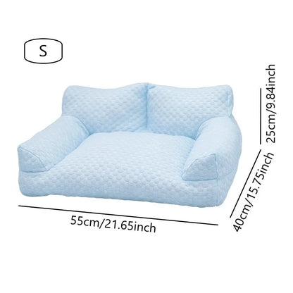 Cooling Ice Bean Sofa – Beat the Heat! Outdoor 22°C Cooling + Massage Nodes for Ultra-Relaxing Rest.Durable, Breathable, High-Resilience PP Cotton.Perfect Cooling Pet Bed for Dogs & Cats.