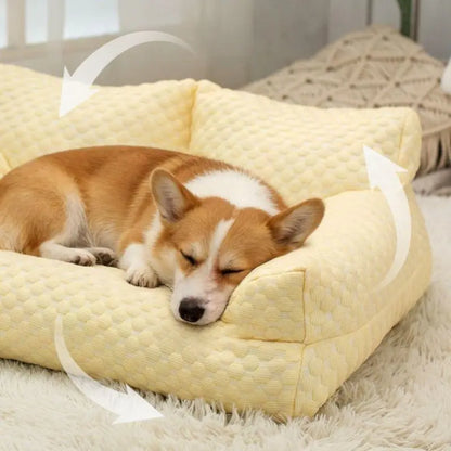 Cooling Ice Bean Sofa – Beat the Heat! Outdoor 22°C Cooling + Massage Nodes for Ultra-Relaxing Rest.Durable, Breathable, High-Resilience PP Cotton.Perfect Cooling Pet Bed for Dogs & Cats.