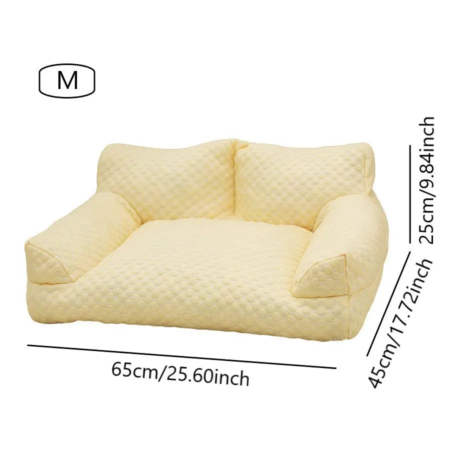 Cooling Ice Bean Sofa – Beat the Heat! Outdoor 22°C Cooling + Massage Nodes for Ultra-Relaxing Rest.Durable, Breathable, High-Resilience PP Cotton.Perfect Cooling Pet Bed for Dogs & Cats.