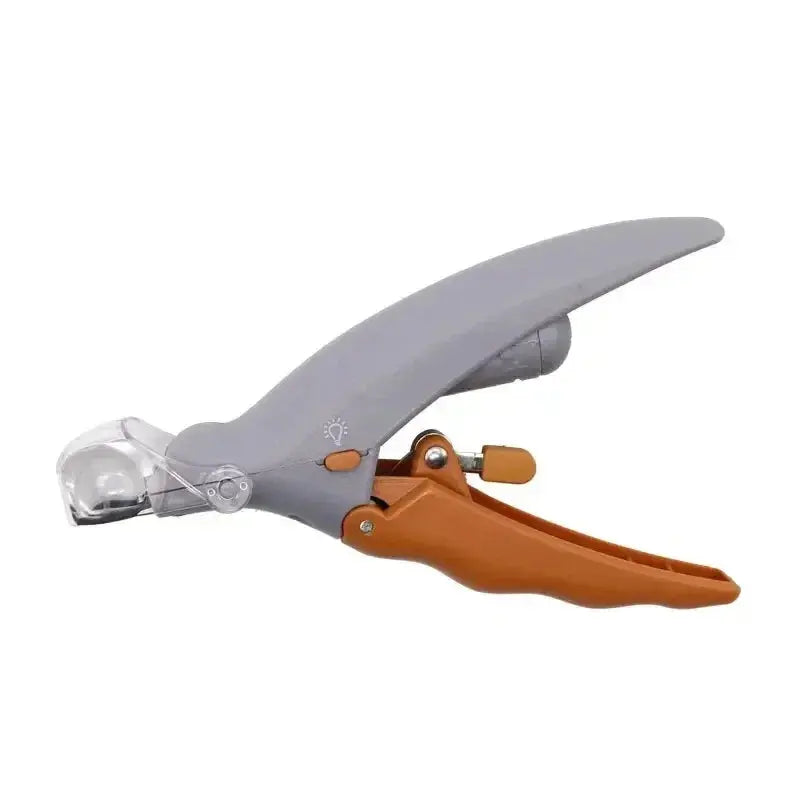 Professional Dog Cat Nail Clipper with Bright LED Light Safe Painless Pet Nail Trimmer Scissors for Precise Claw Cutting