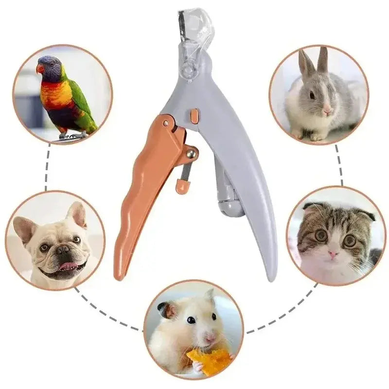 Professional Dog Cat Nail Clipper with Bright LED Light Safe Painless Pet Nail Trimmer Scissors for Precise Claw Cutting