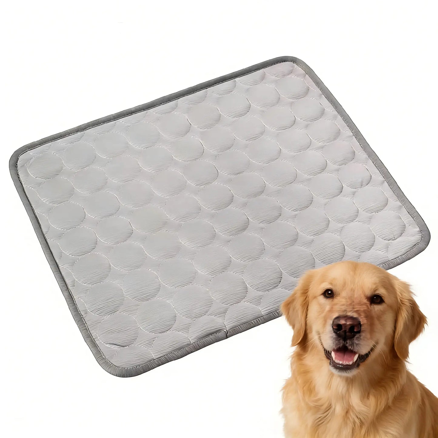 Pet Cooling Mat Cooling Ice Silk Mat for Dogs and Cats Anti-Bite Breathable Cooling Pad Ice Nest