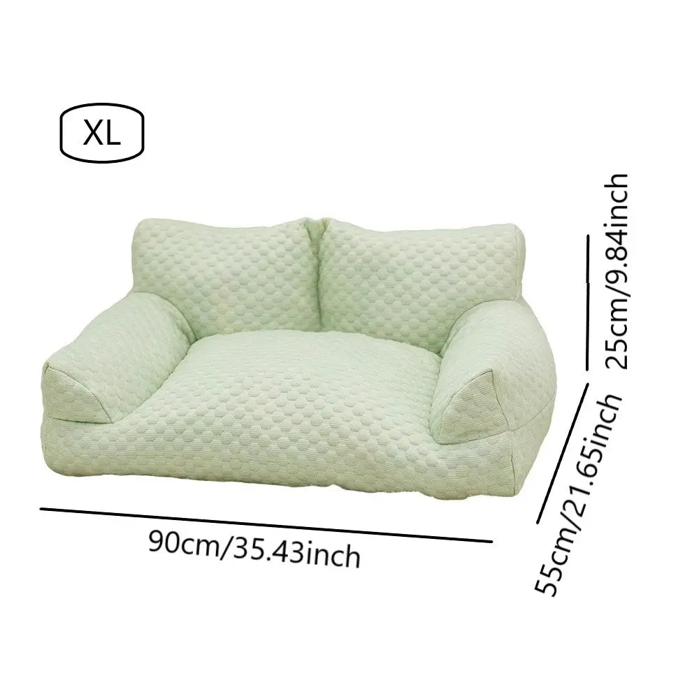 Cooling Ice Bean Sofa – Beat the Heat! Outdoor 22°C Cooling + Massage Nodes for Ultra-Relaxing Rest.Durable, Breathable, High-Resilience PP Cotton.Perfect Cooling Pet Bed for Dogs & Cats.